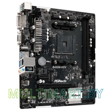 Материнская плата ASRock B450M-HDV картинка 3